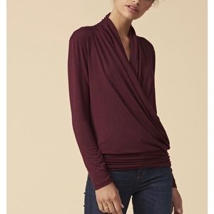 Amour Vert Angela Surplice Top